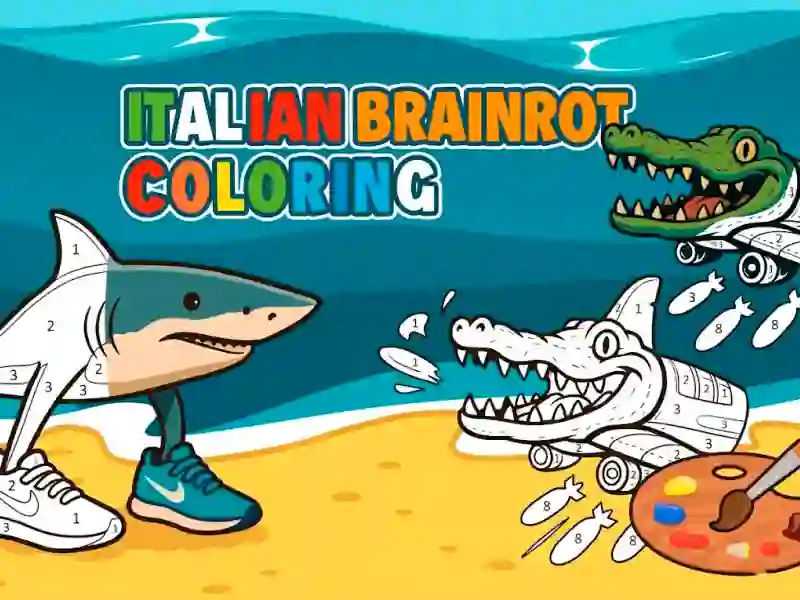 Italian Brainrot Coloring — free online game