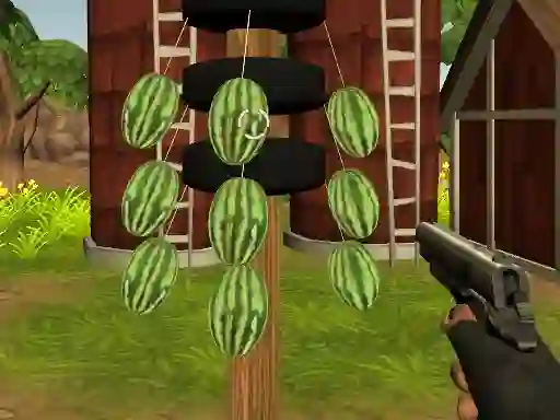 Watermelon Shooter — free online game