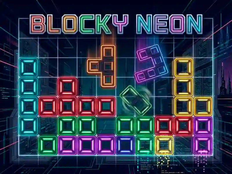 Blocky Neon — free online game