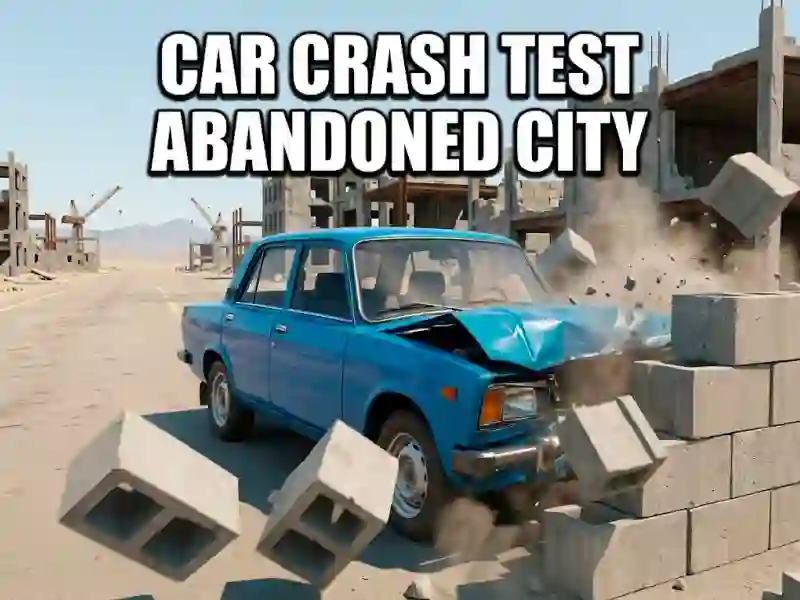 Car Crash Test Abandoned City – tasuta veebimäng