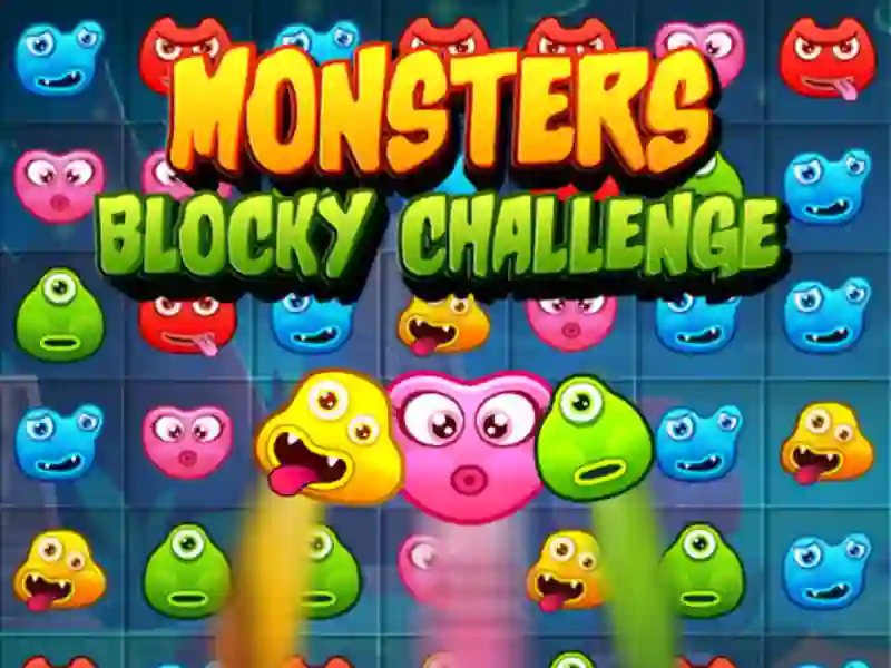 Igra Monsters blocky challenge spletu