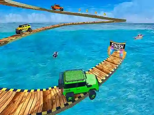 Impossible Tracks Jeep Stunts Driving — free online game