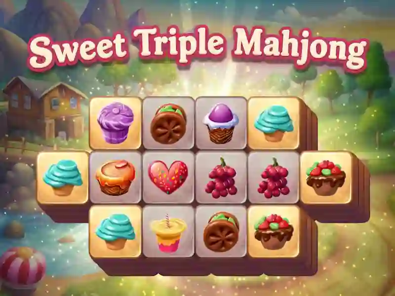 Logħba Sweet Triple Mahjong onlajn