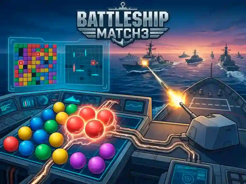 Spel Battleship Match3 aanlyn
