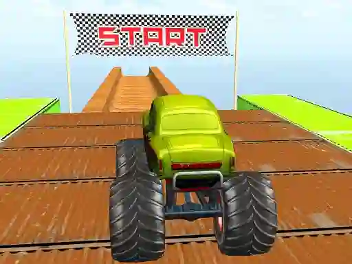 Mega ramp Monster truck — free online game