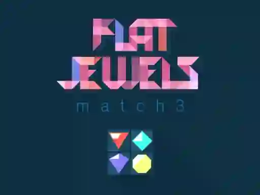 Flat jewels match 3 — free online game