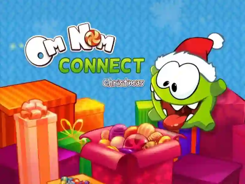Om Nom Connect Christmas — free online game