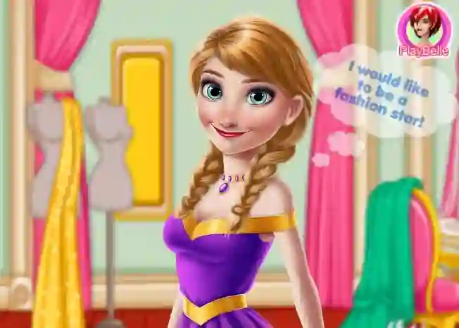 Ice Princess Modeling Carrer — free online game