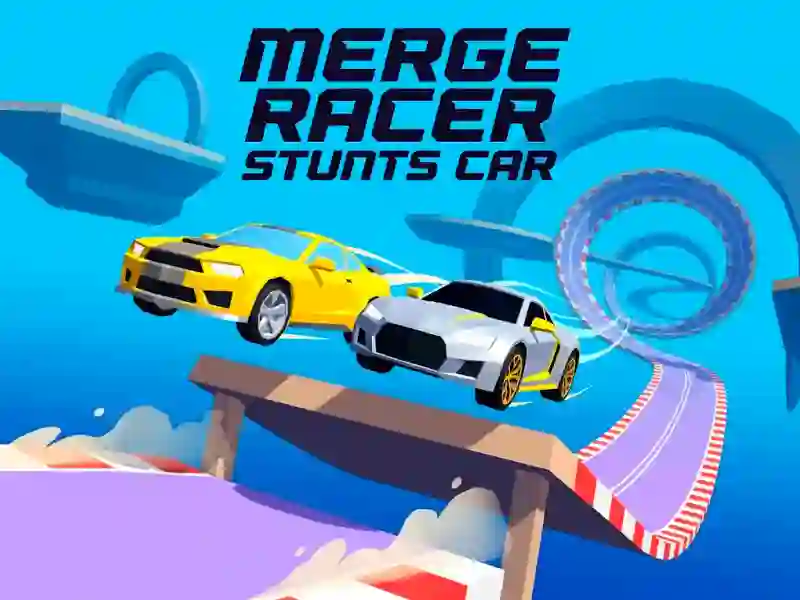 Merge Racer Stunts Car — безплатна онлайн игра