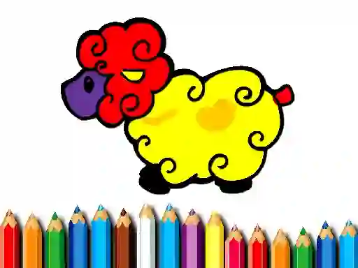 Baby Sheep Coloring Book — gioco online gratis