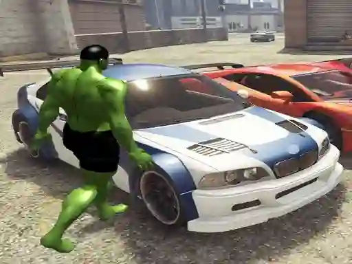 Chained Car vs Hulk — free online game