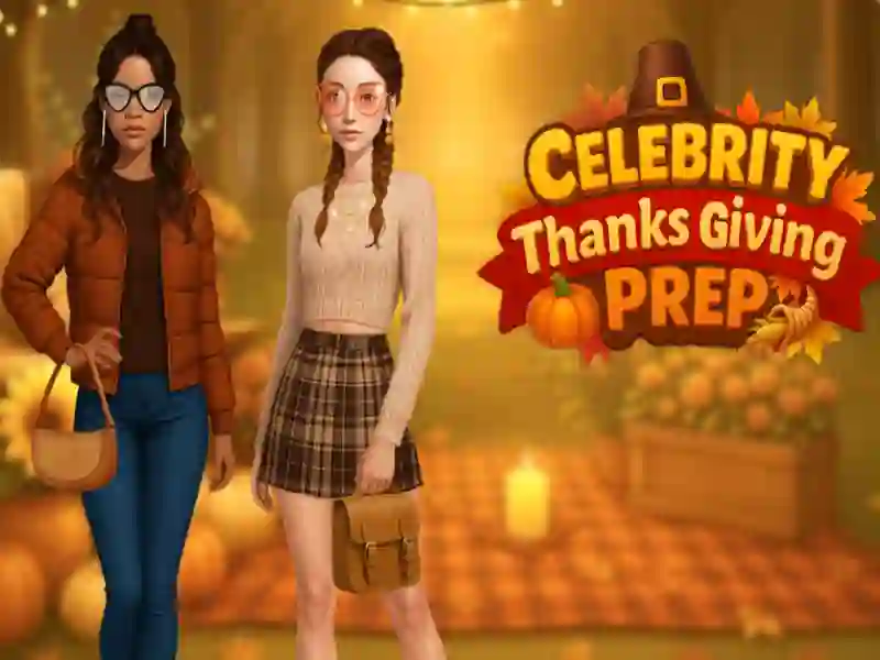 Celebrity Thanksgiving Prep — free online game