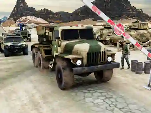 Army Machine Transporter Truck — free online game