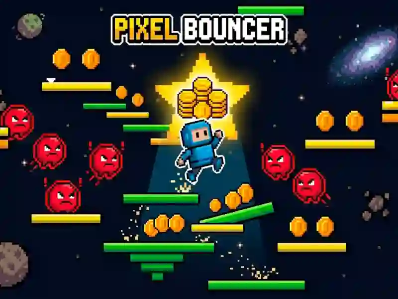 Spel Pixel Bouncer aanlyn