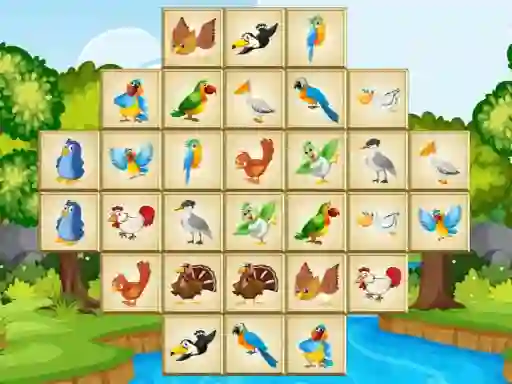 Birds Mahjong Deluxe — free online game