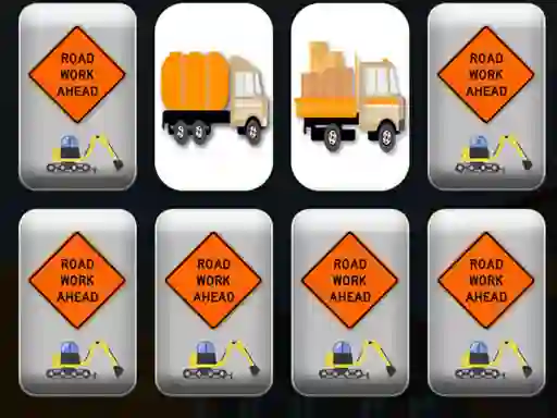 Work Trucks Memory — free online game