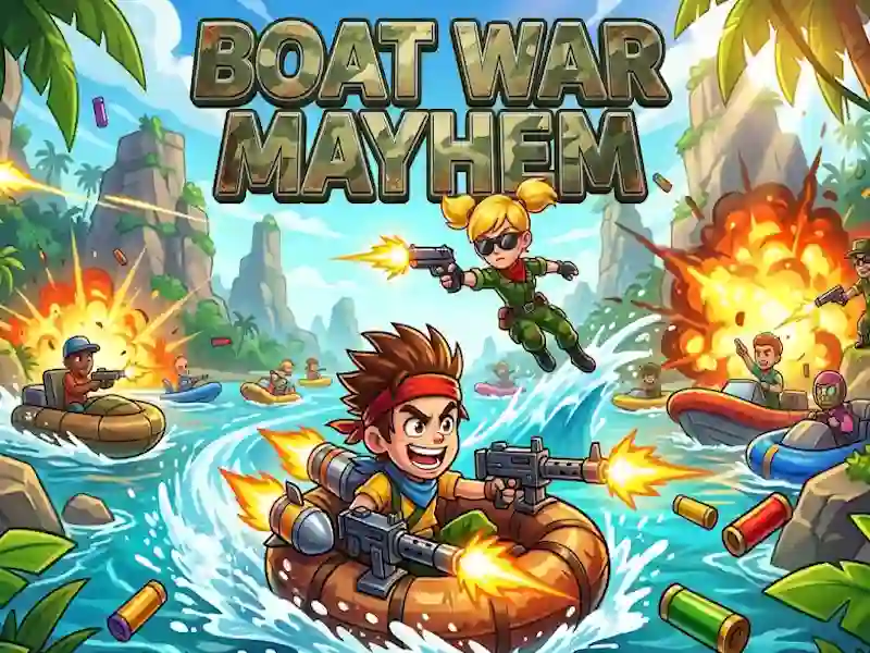თამაში Boat War Mayhem ონლაინ