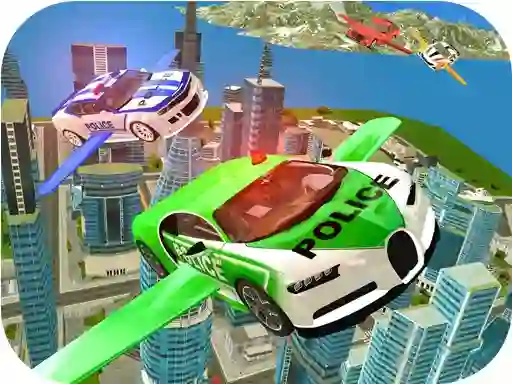 Flying Police Car Simulator — free online game