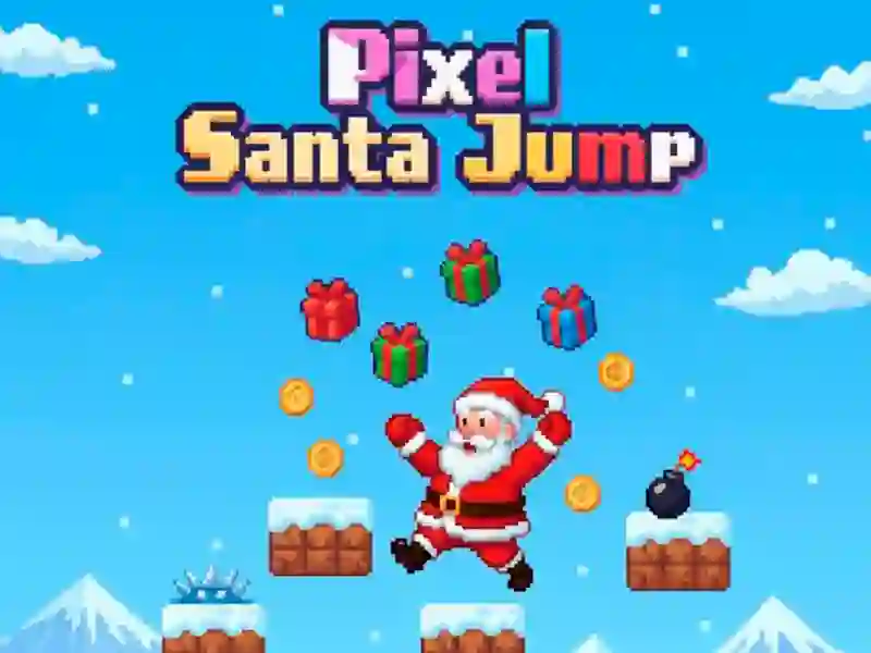 Laro Pixel Santa Jump online