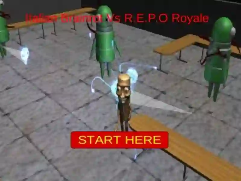 Italian Brainrot VS R.E.P.O Royale — gratis online spil