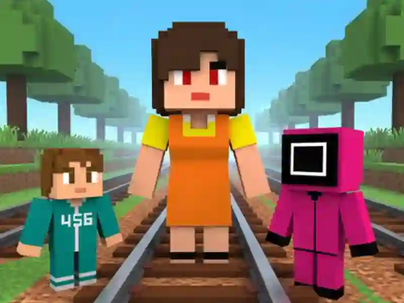 Logħba Squid Game Craft Runner onlajn