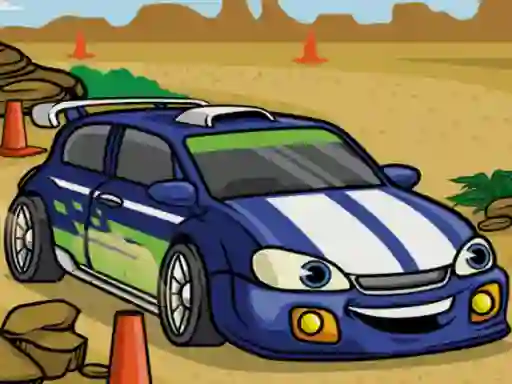 Racing Cartoons Jigsaw — free online game