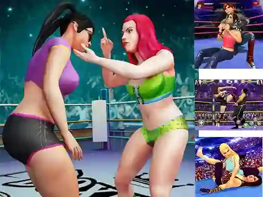 Women Wrestling Fight Revolution Fighting — free online game