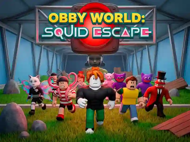 Obby World Squid Escape – tasuta veebimäng