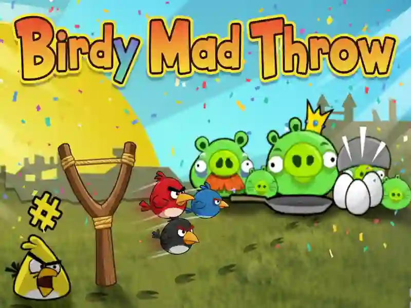 Juego Birdy Mad Throw en línea