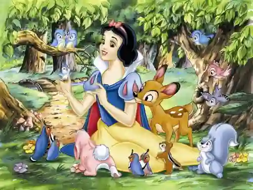 Snow White Hidden Stars — free online game