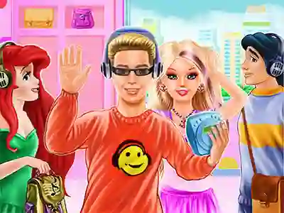 Princesses High School Trends — free online game