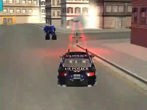 US Police Robot Transform: Robot  fighting games — free online game