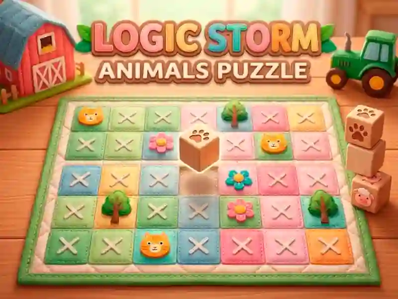 Logic Storm: Animals Puzzle — free online game