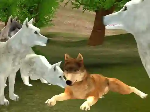 Wild Wolves Hunger Attack — free online game