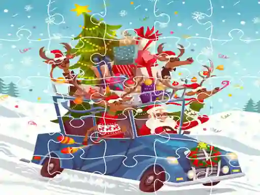 Xmas Trucks Jigsaw — free online game