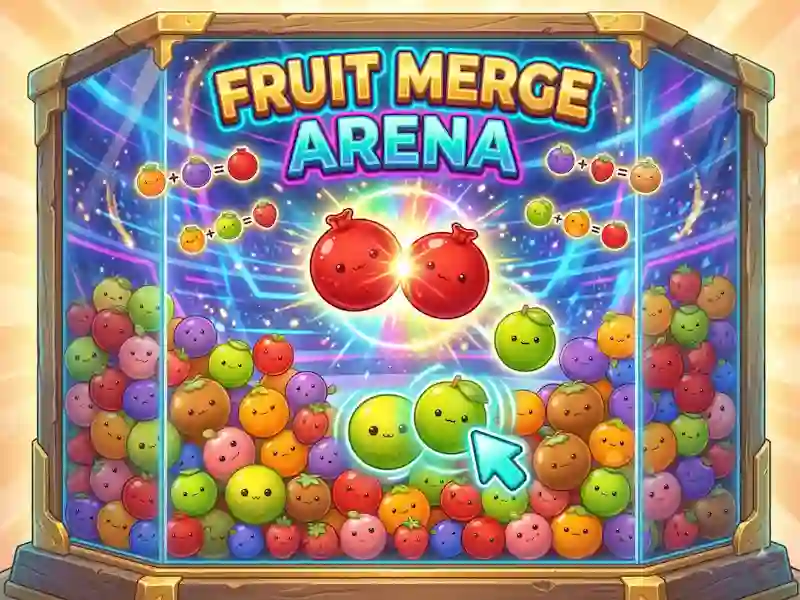 Logħba Fruit Merge Arena onlajn