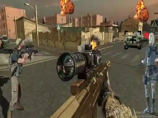 Гульня US Army Commando: Elite Commando War онлайн