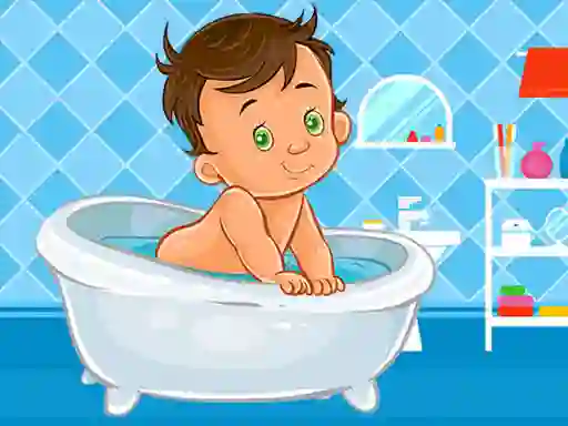 Baby Bath Jigsaw — free online game