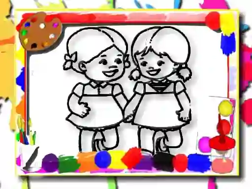 Kids Coloring Time — free online game
