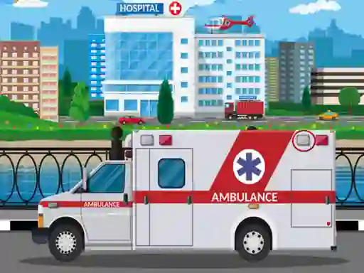 Ambulance Trucks Differences — free online game