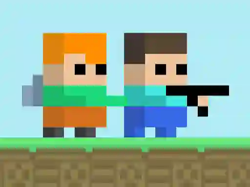 Minescrafter Steve and Alex — free online game