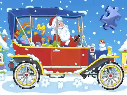 Christmas Cars Jigsaw — free online game