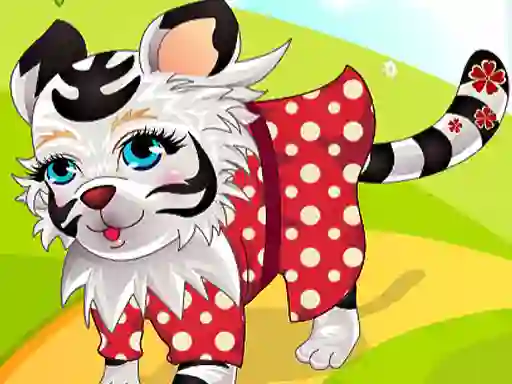 Little Tiger Dress Up — free online game