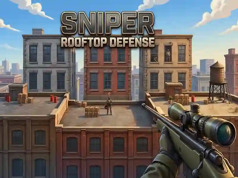 Sniper Rooftop Defense — 免费在线游戏