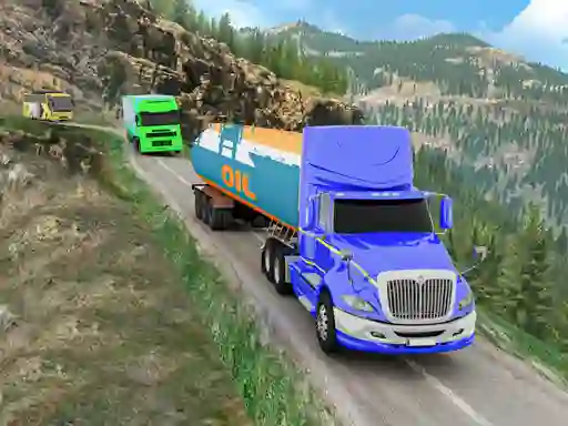 Oil Tanker Transport Truck — free online game