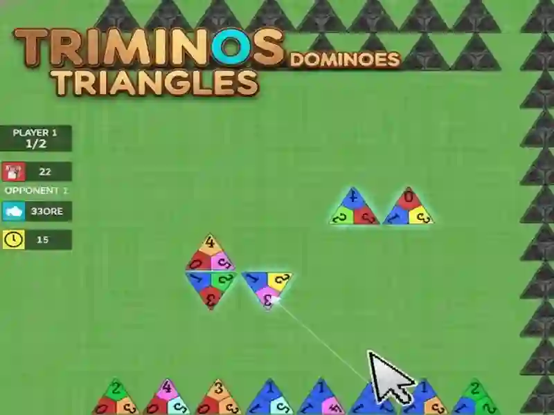 Triminos Dominoes Triangles — free online game