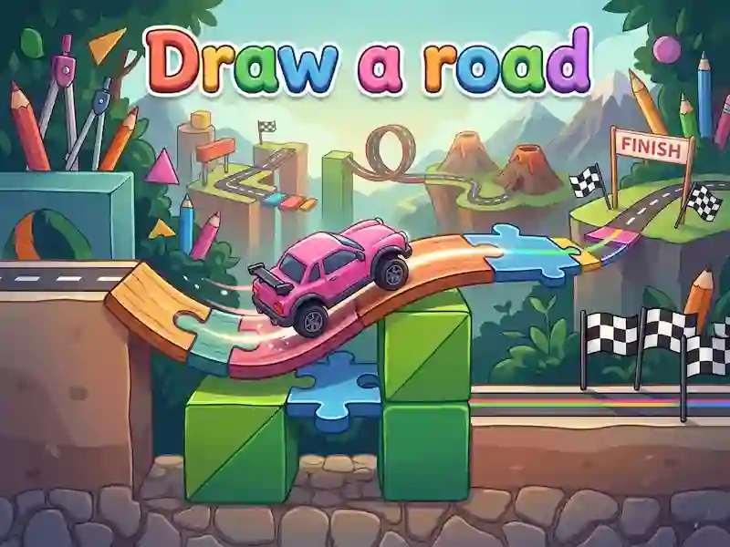 Draw a road — free online game