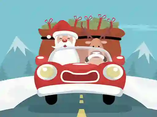 Santa Giving Presents Jigsaw — free online game