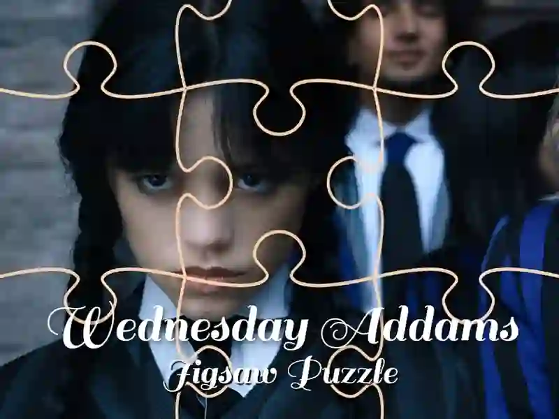 Trò chơi Wednesday Addams Jigsaw Puzzle trực tuyến