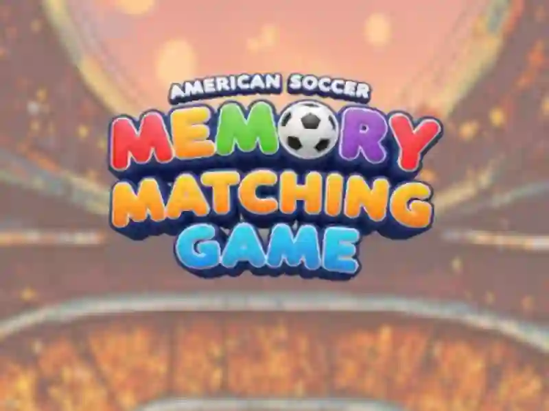 American Soccer Memory Matching Game — free online game